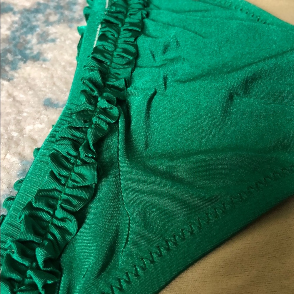 BCBG MaxAzria Ruffle Detail Bikini Bottom, Medium - Picture 3 of 5
